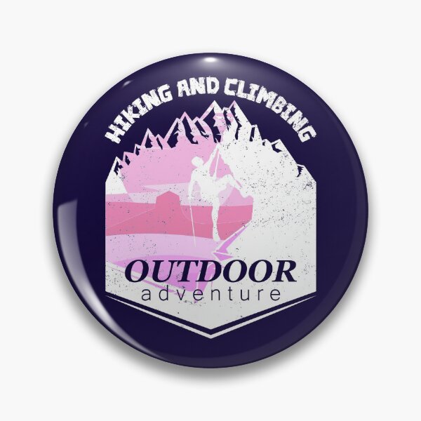 Item preview, Outdoor Camping Hiking Rock Climbing Design in Distressed Print designed and sold by trendyzcom.