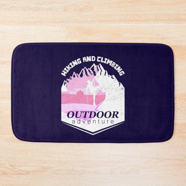 Item preview, Outdoor Camping Hiking Rock Climbing Design in Distressed Print designed and sold by trendyzcom.