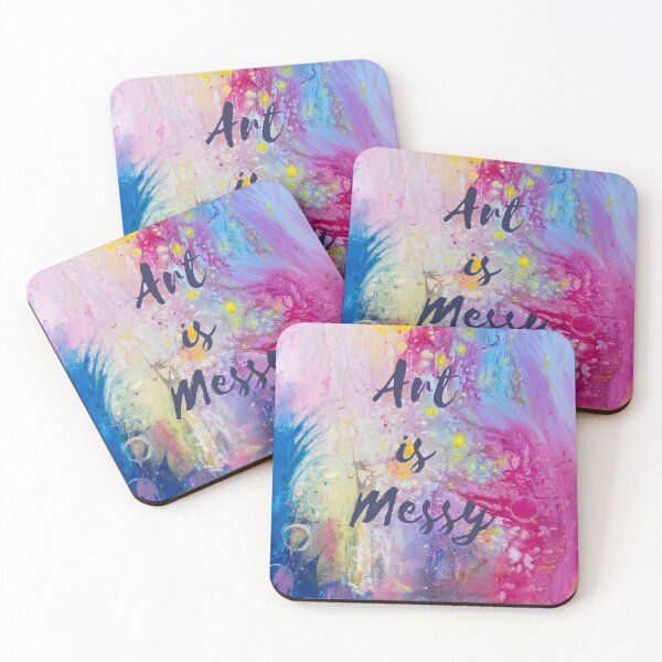 Item preview, Art is Messy Painting designed and sold by HeatherEthereal.
