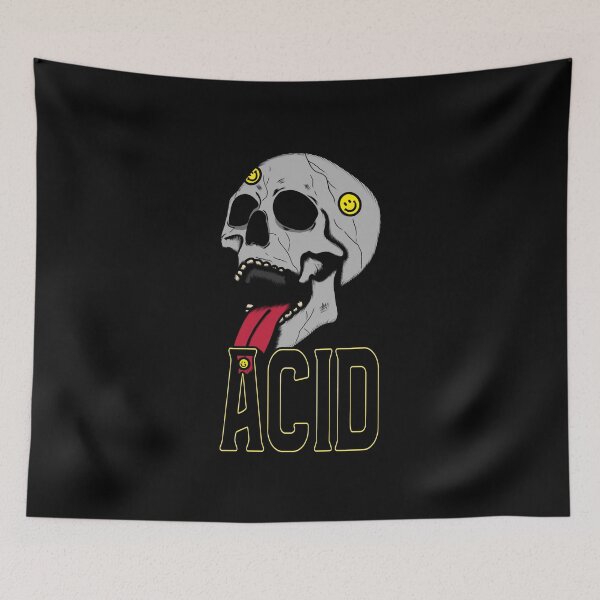 Item preview, Acid Skull Smiley Face designed and sold by Express YRSLF.