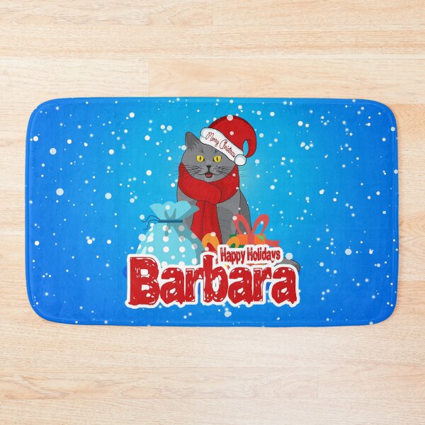 Item preview, Cat Lover Happy Holidays Christmas Design For Barbara designed and sold by MiloCuteCat.