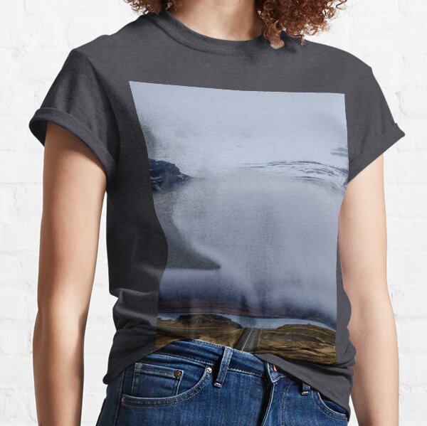 Mountain Highland Cloudy Sky Summit Ridge Classic T-Shirt