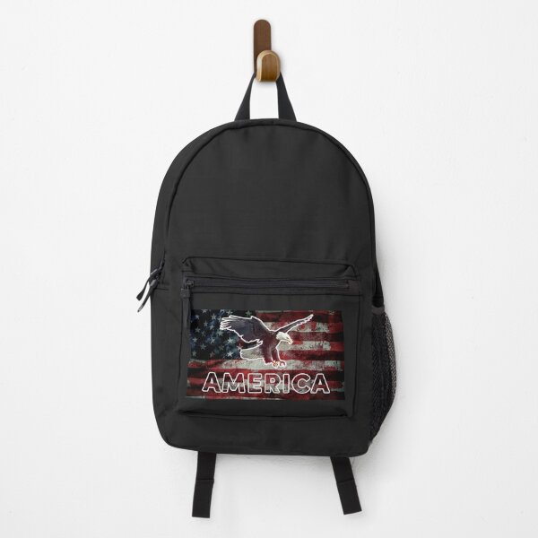 Item preview, America Flag and bald Eagle designed and sold by valeta5.