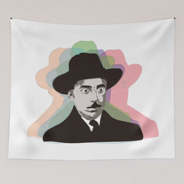 Item preview, Portrait of Fernando Pessoa designed and sold by Emi Yañez.