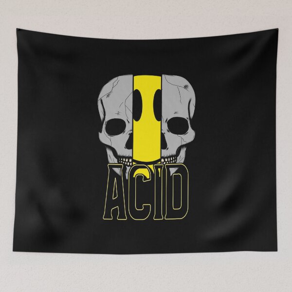 Item preview, Acid Smiley Face Inside A Skull designed and sold by Express YRSLF.
