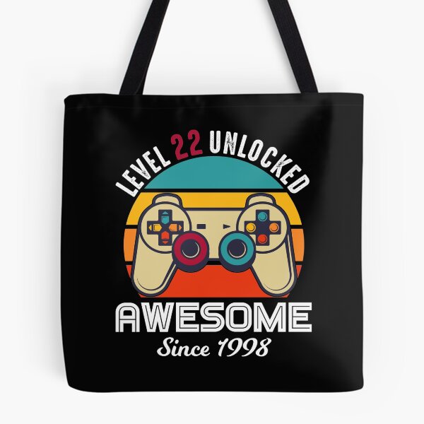 Item preview, Level 22 Unlocked Birthday Awesome Since 1998 designed and sold by RandomStuffShop.