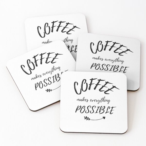Item preview, Coffee Makes Everything Possible designed and sold by Ava Rozalinda.