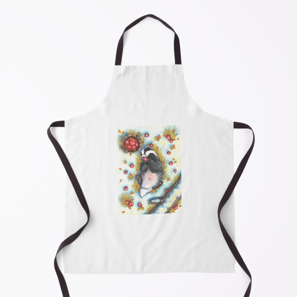 Item preview, Badger eating winter apples designed and sold by Margaret Ashenbach.