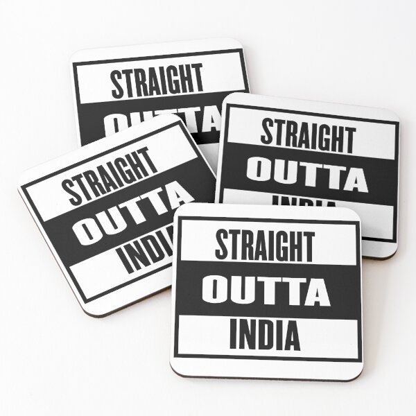 Item preview, Straight Outta India Quote Design designed and sold by AritraSur.