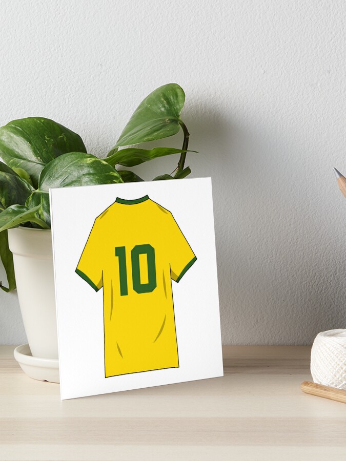 Pele Classic World Cup Jersey Art Print for Sale by Zgjimi17