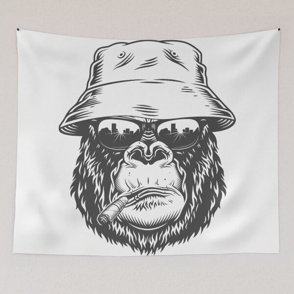 Item preview, Gorilla Smoking designed and sold by kalud-zoldyck.