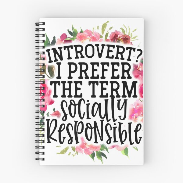 Item preview, Introvert? I Prefer The Term Sociallly Responsible designed and sold by mymysterycloset.