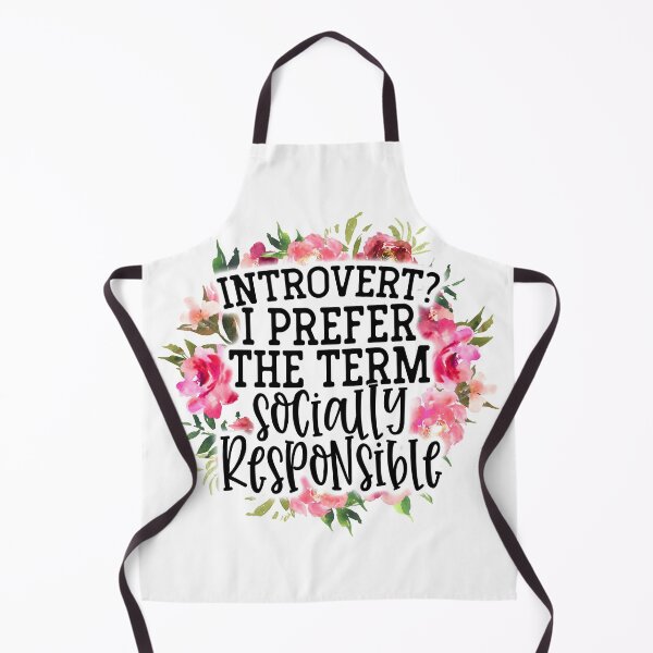 Item preview, Introvert? I Prefer The Term Sociallly Responsible designed and sold by mymysterycloset.