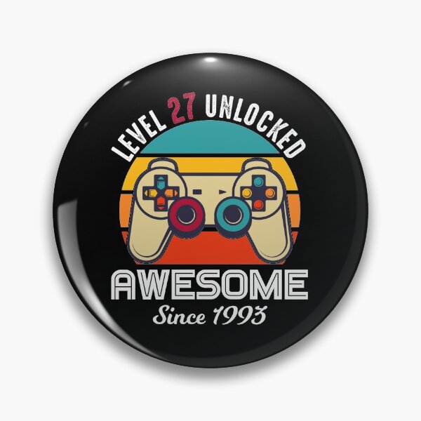 Item preview, Level 27 Unlocked Birthday Awesome Since 1993 designed and sold by RandomStuffShop.