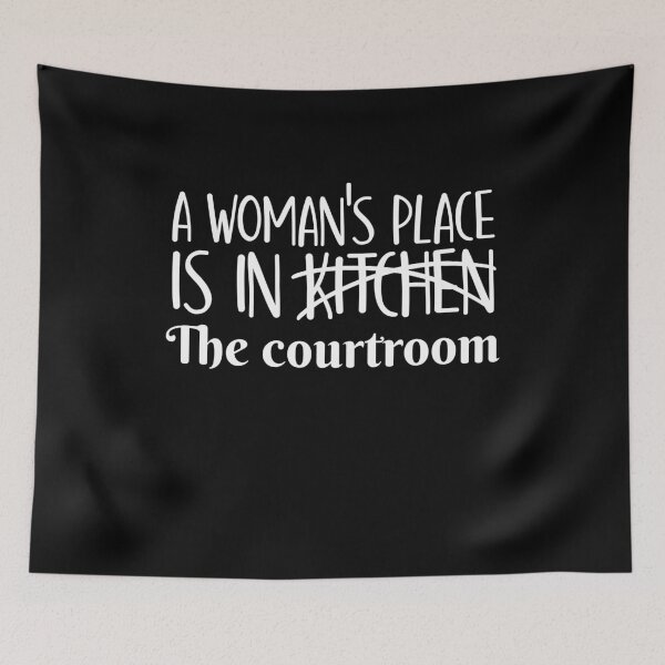 Item preview, Female Attorney unny Lawyer Saying Quote Gift A Woman's Place is in the Courtroom  designed and sold by Akmloza.