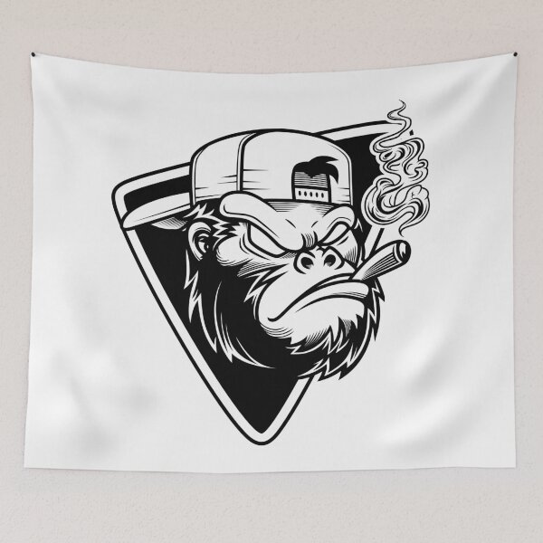 Item preview, Angry Gorilla Smoking designed and sold by kalud-zoldyck.