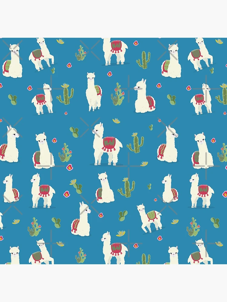 Thumbnail 3 of 3, Pin, Cute pattern for Alpaca designed and sold by Ribsa.