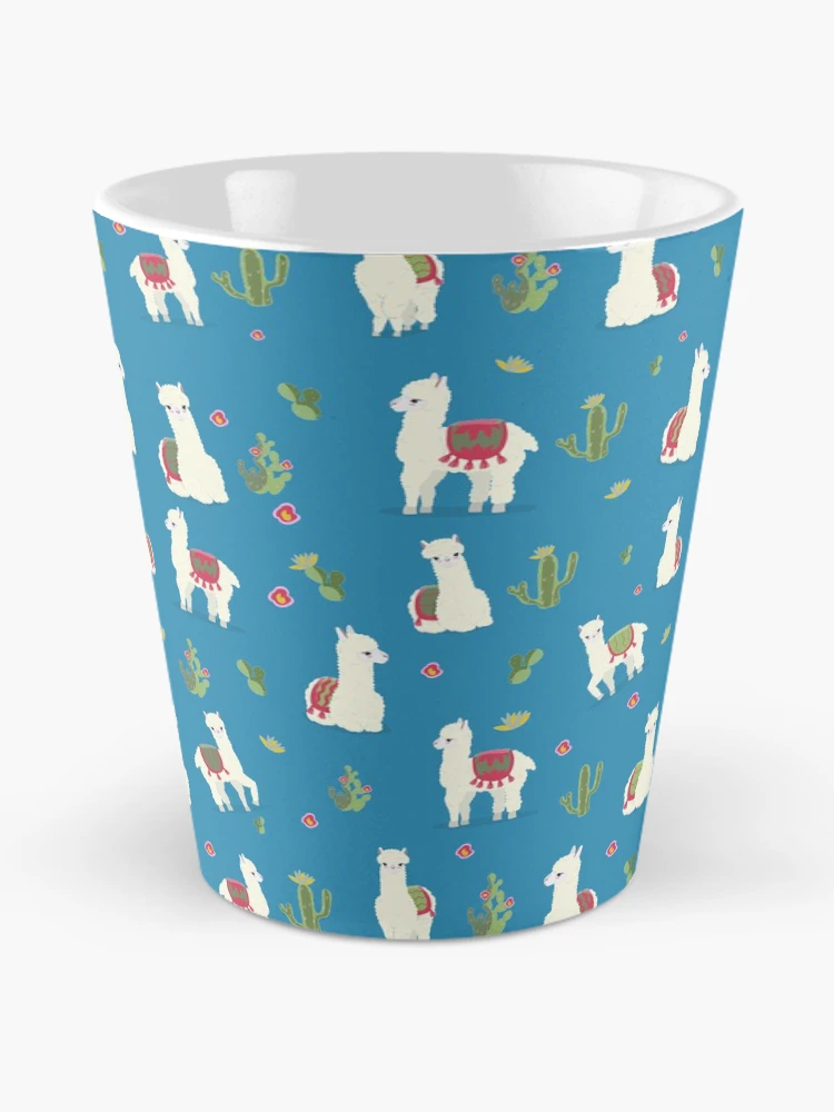 Thumbnail 2 of 4, Coffee Mug, Cute pattern for Alpaca designed and sold by Ribsa.