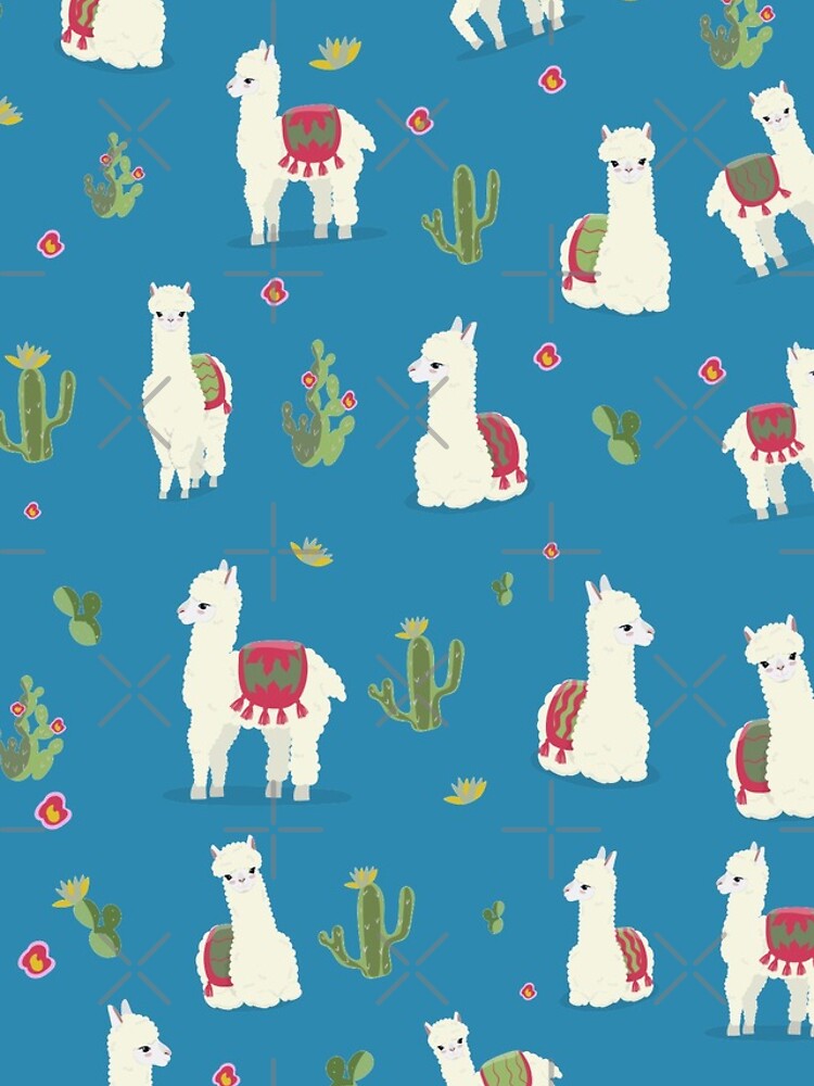 Thumbnail 4 of 4, Samsung Galaxy Phone Case, Cute pattern for Alpaca designed and sold by Ribsa.