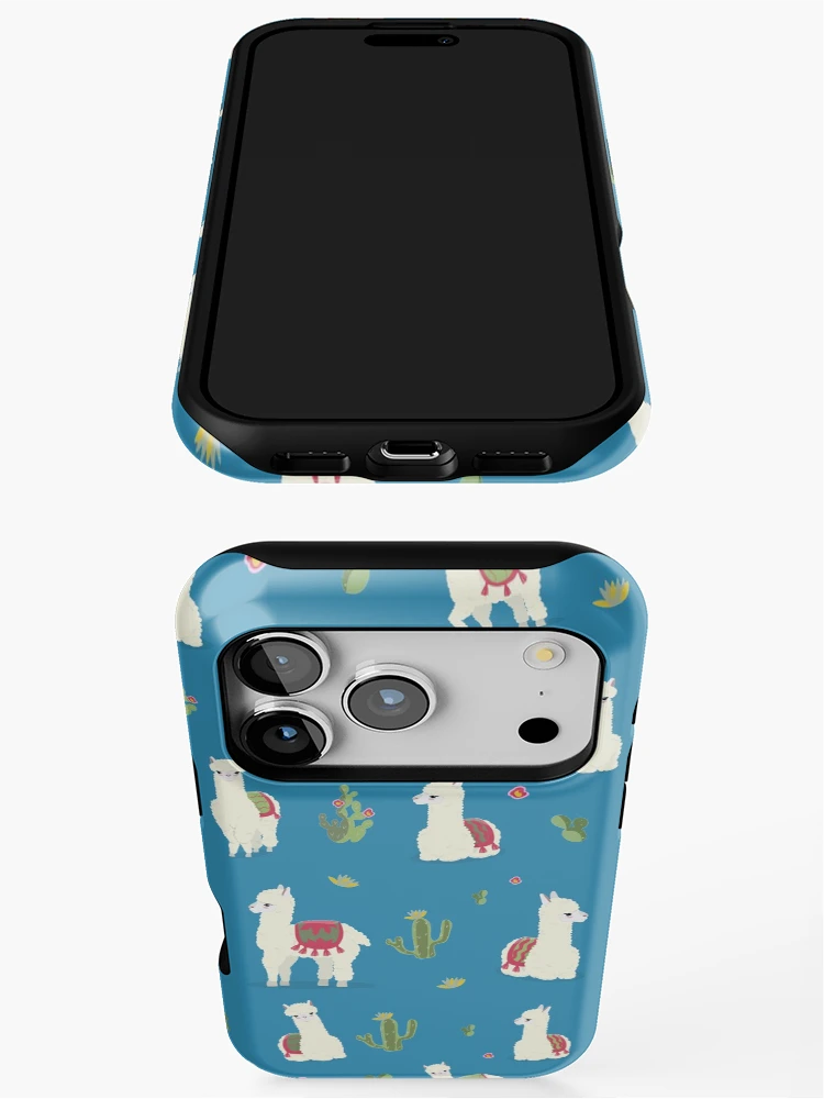 Thumbnail 3 of 4, iPhone Case, Cute pattern for Alpaca designed and sold by Ribsa.