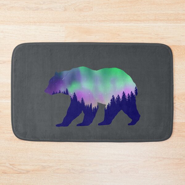 Item preview, Alaska Northern Lights aka Aurora Borealis Outdoor Wildlife Bear Design designed and sold by trendyzcom.
