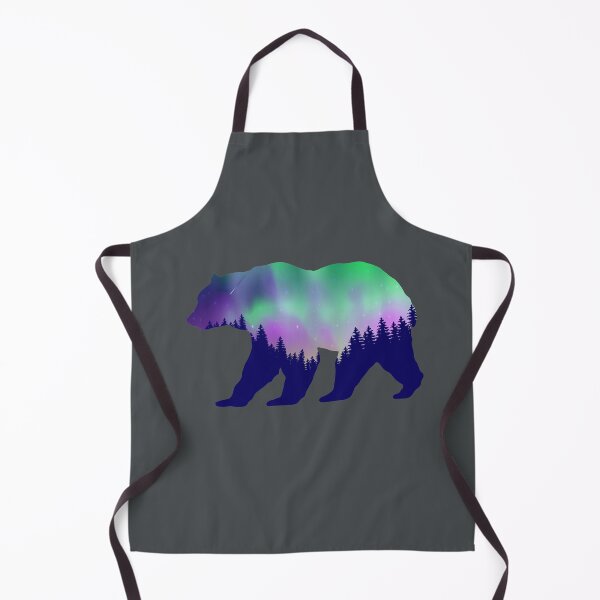 Item preview, Alaska Northern Lights aka Aurora Borealis Outdoor Wildlife Bear Design designed and sold by trendyzcom.