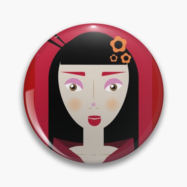 Item preview, MININALIST MODERN GEISHA JAPANESE INSPIRATION ORIGINAL DESIGN designed and sold by KaliKannon.