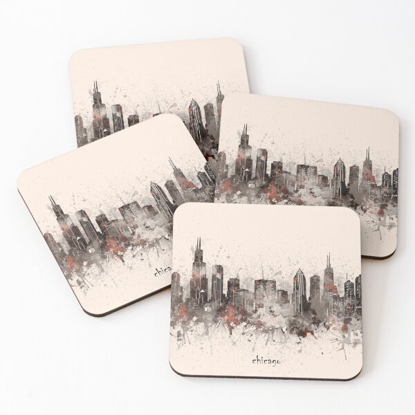 Item preview, chicago skyline designed and sold by BekimART2.