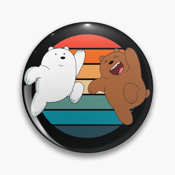 Item preview, We Bare Bears Ice Bear & Grizzly Bear designed and sold by kidcartoon.