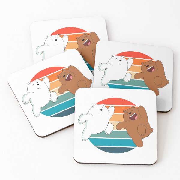 Item preview, We Bare Bears Ice Bear & Grizzly Bear designed and sold by kidcartoon.