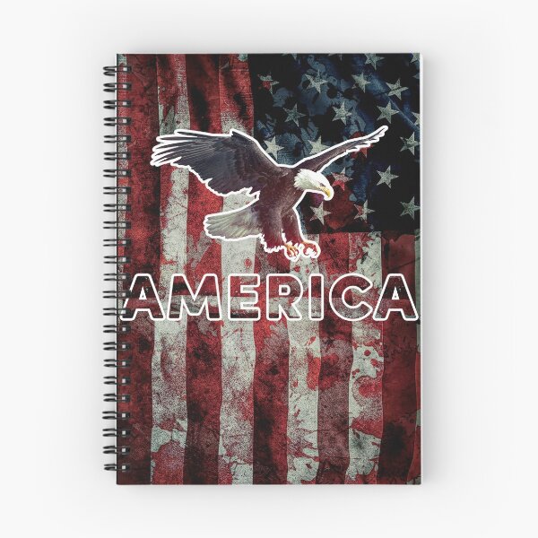 Item preview, America Flag and bald Eagle national emblem designed and sold by valeta5.