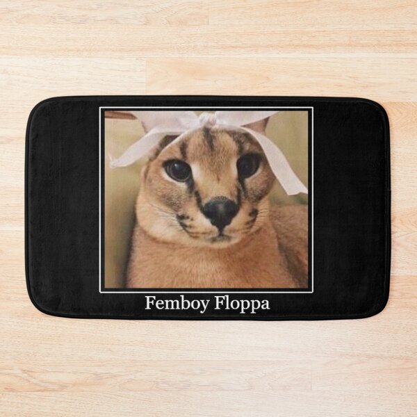 Item preview, Femboy Big Floppa Design designed and sold by HammyJ70.