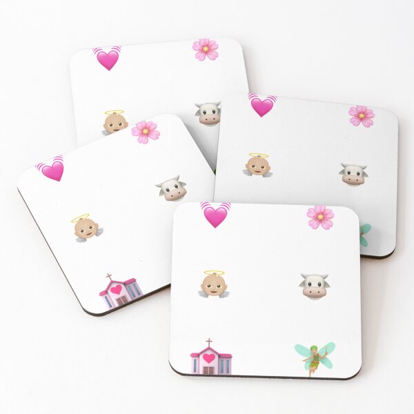 Item preview, Pink emoji set pack designed and sold by Aileenl07.
