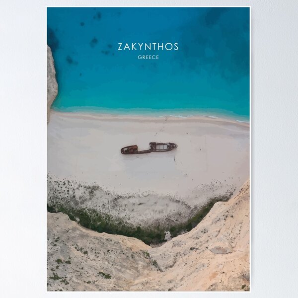 Item preview, Zakynthos, Greece Travel Artwork designed and sold by Alo.