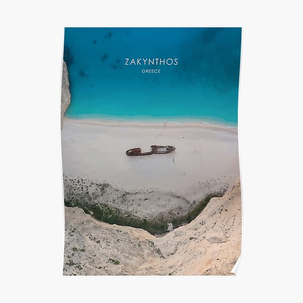 Zakynthos, Greece Travel Artwork Poster