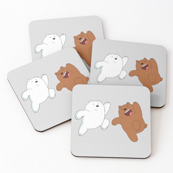 Item preview, We Bare Bears Ice Bear & Grizzly Bear designed and sold by kidcartoon.