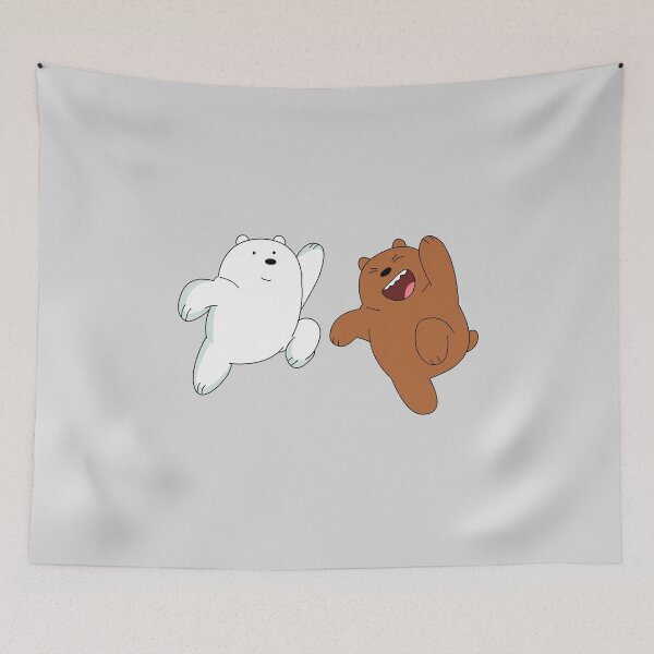 Item preview, We Bare Bears Ice Bear & Grizzly Bear designed and sold by kidcartoon.