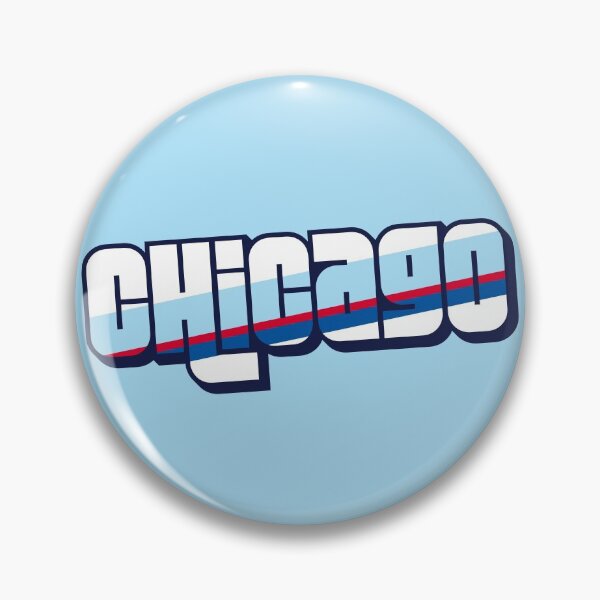 Item preview, Retro Chicago Word Art with Stripes designed and sold by SLAG-Creative.