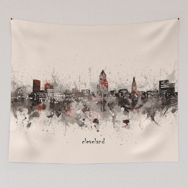 Item preview, cleveland skyline designed and sold by BekimART2.