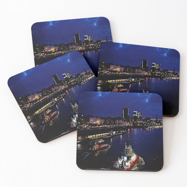 Item preview, Early in the morning in the port of Hamburg designed and sold by frankuffmann.