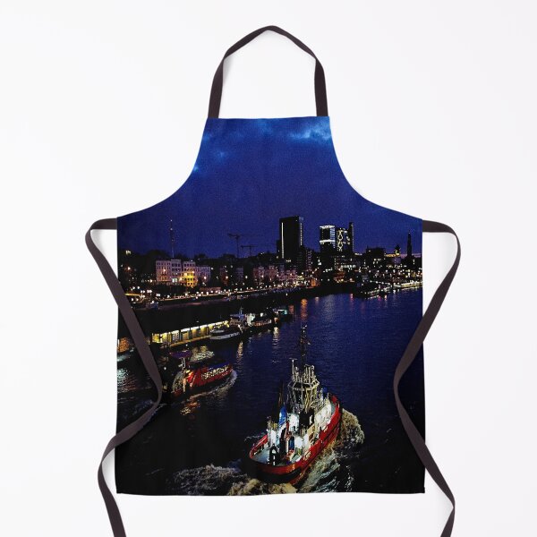 Item preview, Early in the morning in the port of Hamburg designed and sold by frankuffmann.