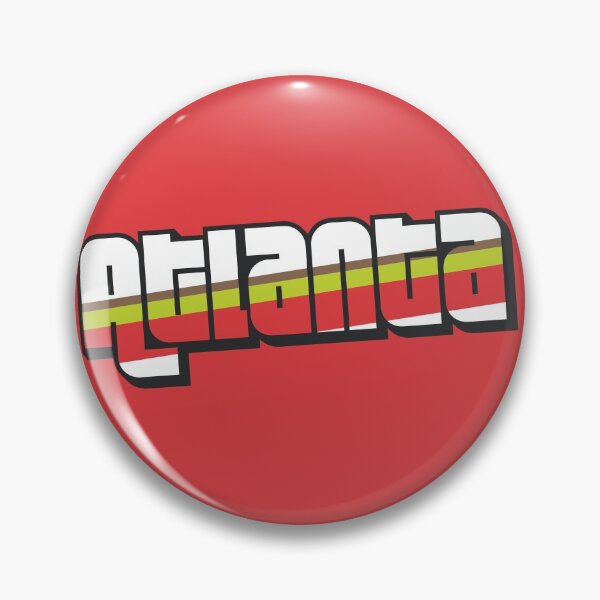 Item preview, Retro Atlanta Word Art with Stripes designed and sold by SLAG-Creative.