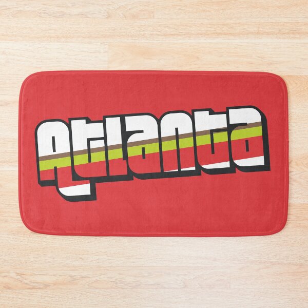 Item preview, Retro Atlanta Word Art with Stripes designed and sold by SLAG-Creative.