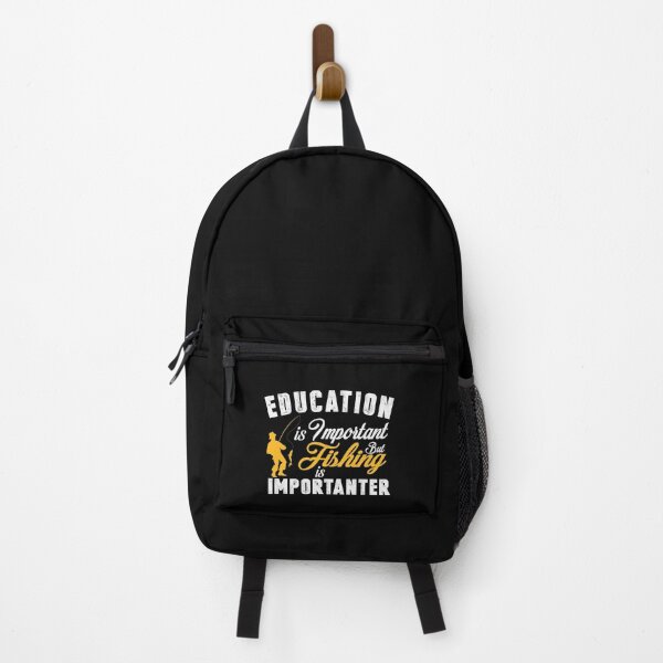 Item preview, Funny fishing design : Education is important but Fishing Is Importanter - Fishing Graphic Tee - Fisherman Gifts designed and sold by HMMOUCH.