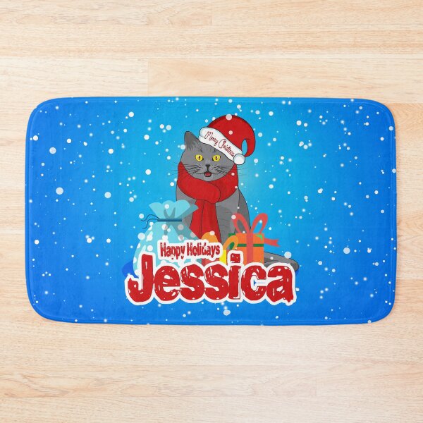 Item preview, Cat Lover Happy Holidays Christmas Design For Jessica designed and sold by MiloCuteCat.