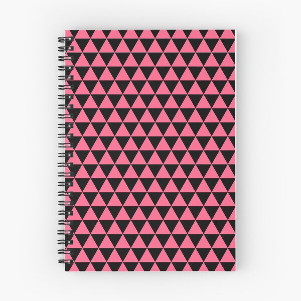 Item preview, Japanese Uroko Geometric Triangle Pattern pink and black designed and sold by FuugoShop.