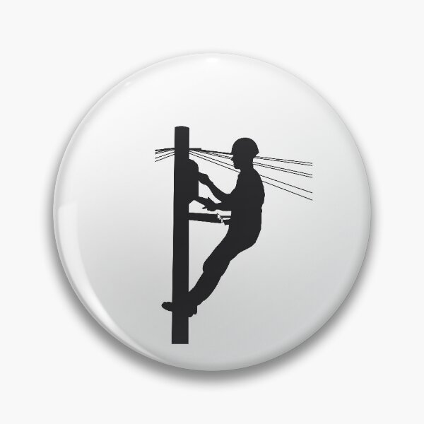 Item preview, Lineman on pole designed and sold by PepaAnaRB.