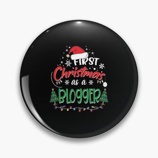 Item preview, First Christmas as a Blogger Funny 1st Christmas Gifts Ideas for New Blogger Bloggers designed and sold by clothesy7.