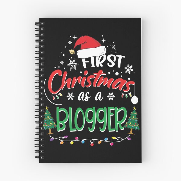 Item preview, First Christmas as a Blogger Funny 1st Christmas Gifts Ideas for New Blogger Bloggers designed and sold by clothesy7.