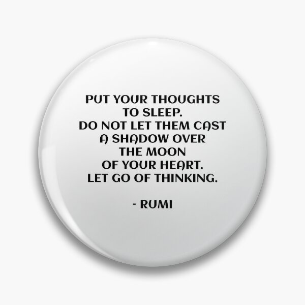 Item preview, Put your thoughts to sleep - Rumi quotes designed and sold by Inspirationmotivation.